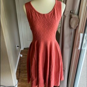 Fit and flair sweater dress